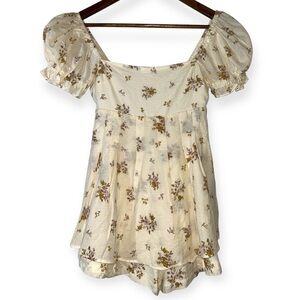 Altar’d State Cottagecore Floral Romper SIZE XS